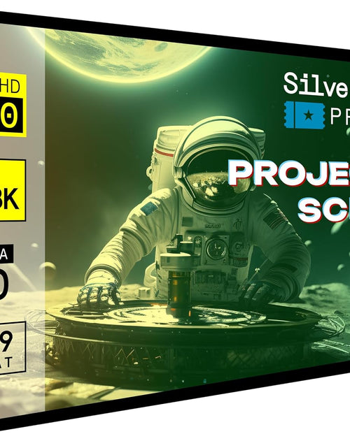 Load image into Gallery viewer, STR Series 6 Piece Home Theater Fixed Frame 4K / 8K Ultra HD, HDTV, HDR &amp; Active 3D Movie Projection Screen, 16:9 Format, 150&quot; Diagonal, White Material STR-169150
