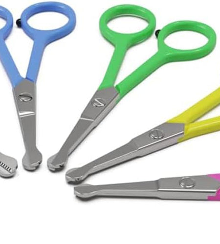 Tiny Trim 4.5" Ball-Tipped Scissor for Dog, Cat and All Pet Grooming - Ear, Nose, Face & Paw - 'S Small Safety Scissor