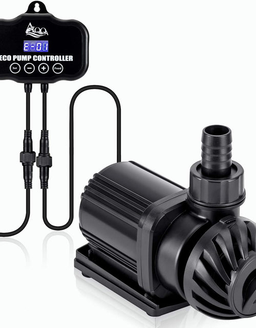 Load image into Gallery viewer, 800-3200GPH Controllable Water Pump,Circulation Make Wave/Feed Mode/20 Options Flow Adjustable Multifunction Submersible or External Powerful Return Pump for Saltwater &amp; Freshwater Fish Tank
