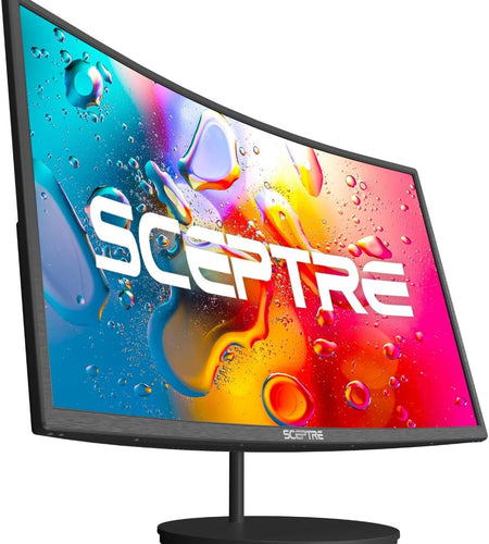 24" Curved 75Hz Gaming LED Monitor Full HD 1080P HDMI VGA Speakers, VESA Wall Mount Ready Metal Black 2019 (C248W-1920RN)