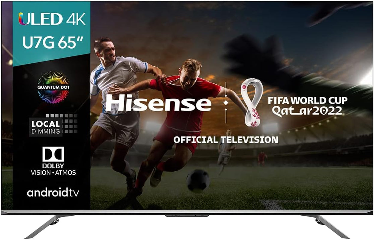 ULED Premium 65-Inch U7G Quantum Dot QLED Series Android 4K Smart TV with Alexa Compatibility (65U7G, 2021 Model)