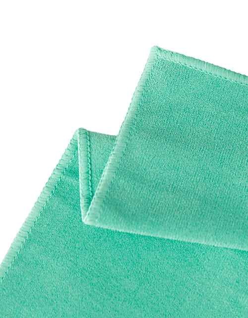 Load image into Gallery viewer, Gosweat Hot Yoga Towel in Teal - Super Absorbent, 100% Microfiber, Suede, Bikram Yoga Towel
