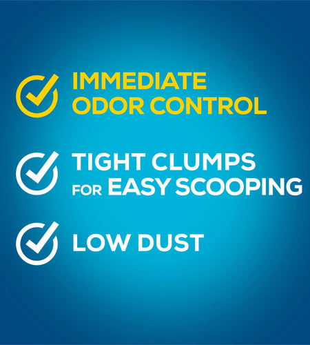 Purina  Instant Action Clumping Cat Litter, Natural, Low Dust, Odor Control, 14 Lb. Jug